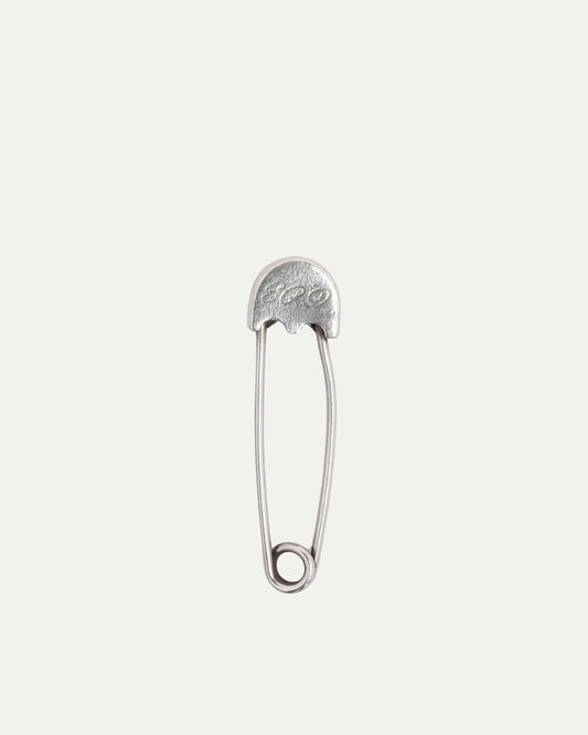 Engraved Silver Safety Pin