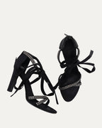 FW 2004 Satin and Crystal Heels
