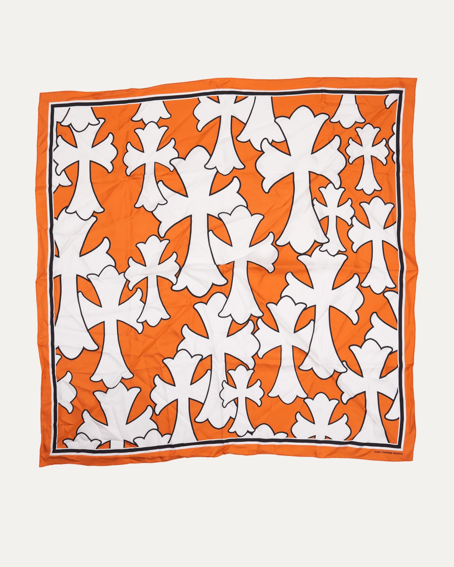 Cemetery Cross Silk Scarf