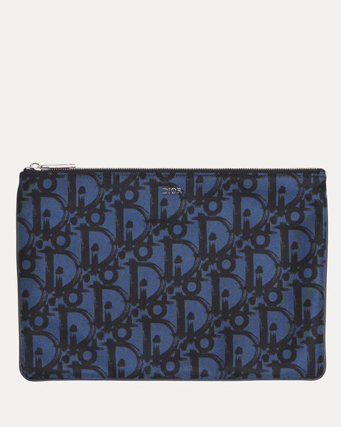 Dior Oblique Monogram Pouch – Justin Reed