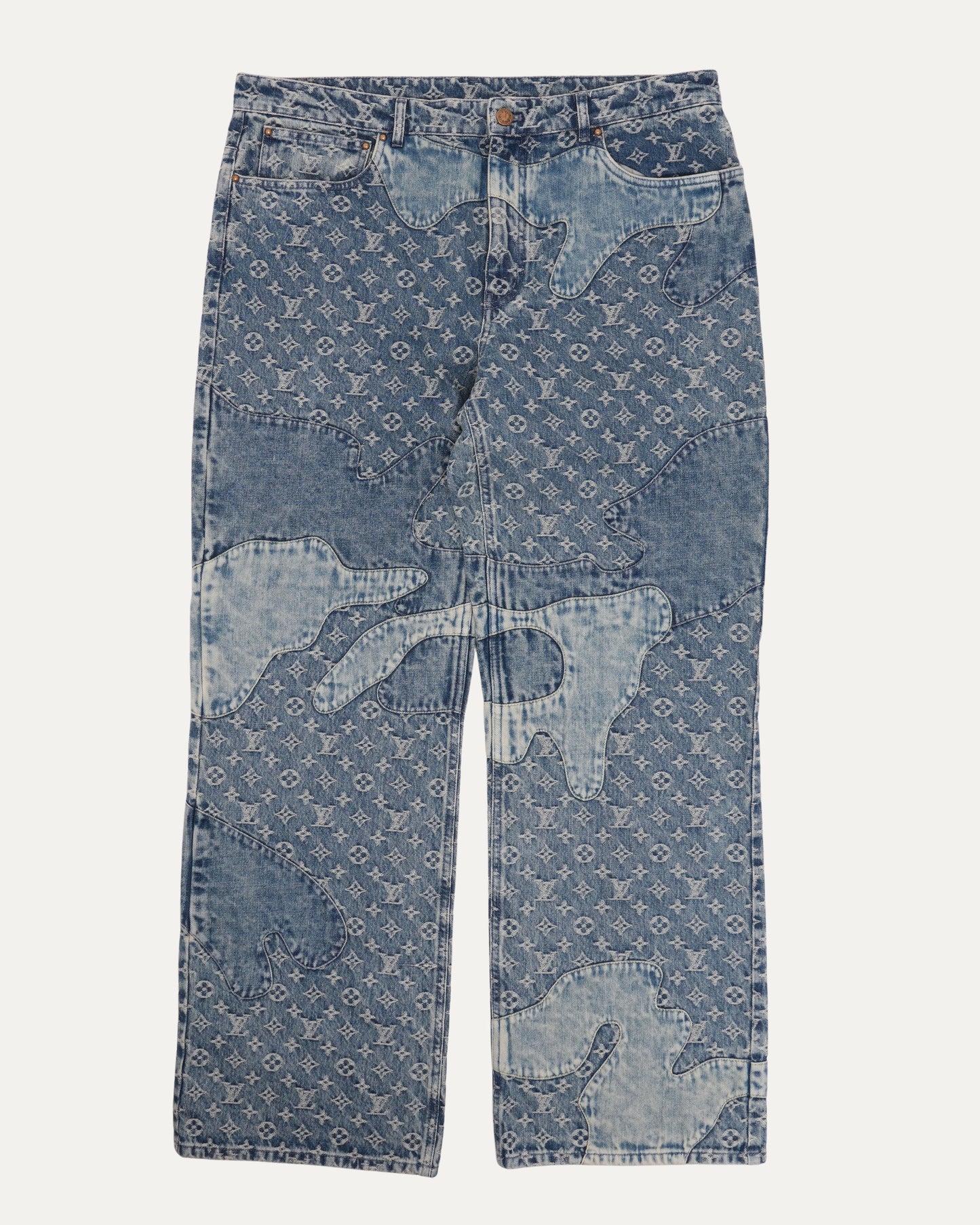 Nigo Monogram Patchwork Jeans