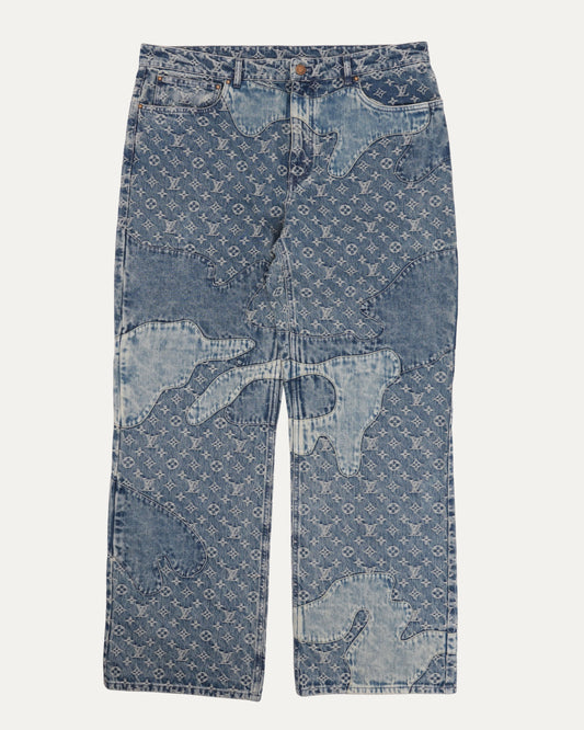 Nigo Monogram Patchwork Jeans