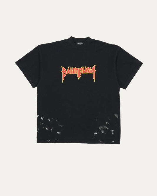 Distressed Metal Logo T-Shirt