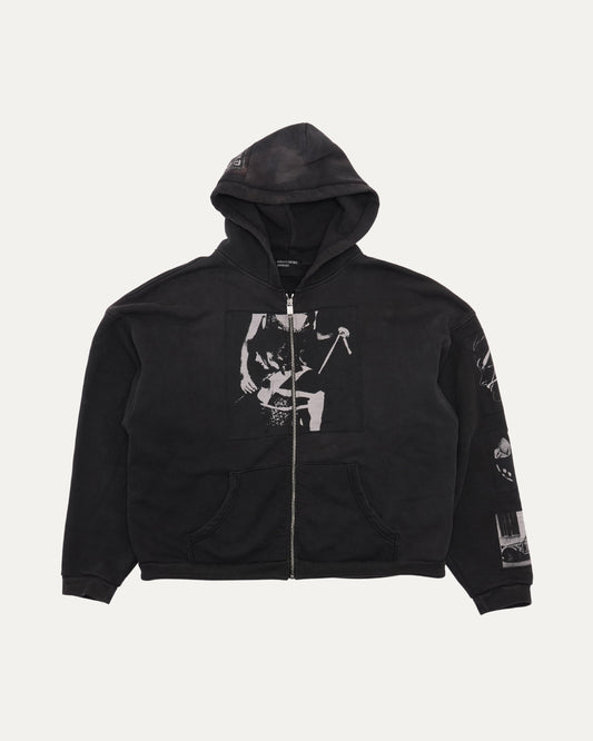 Asphyxiation Assemblage Zip Hoodie