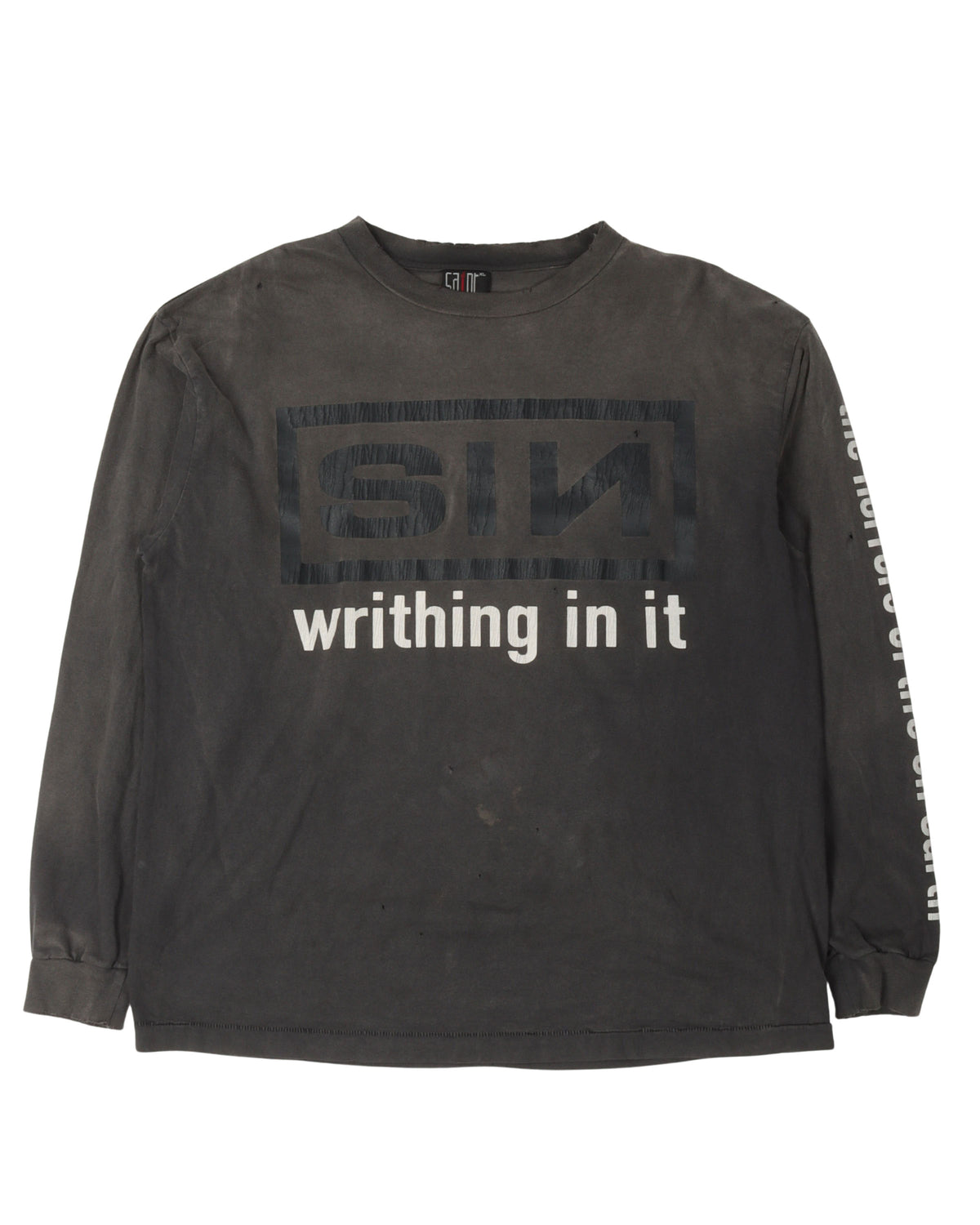 Saint Michael Nine Inch Nails Long Sleeve T-shirt – Justin Reed
