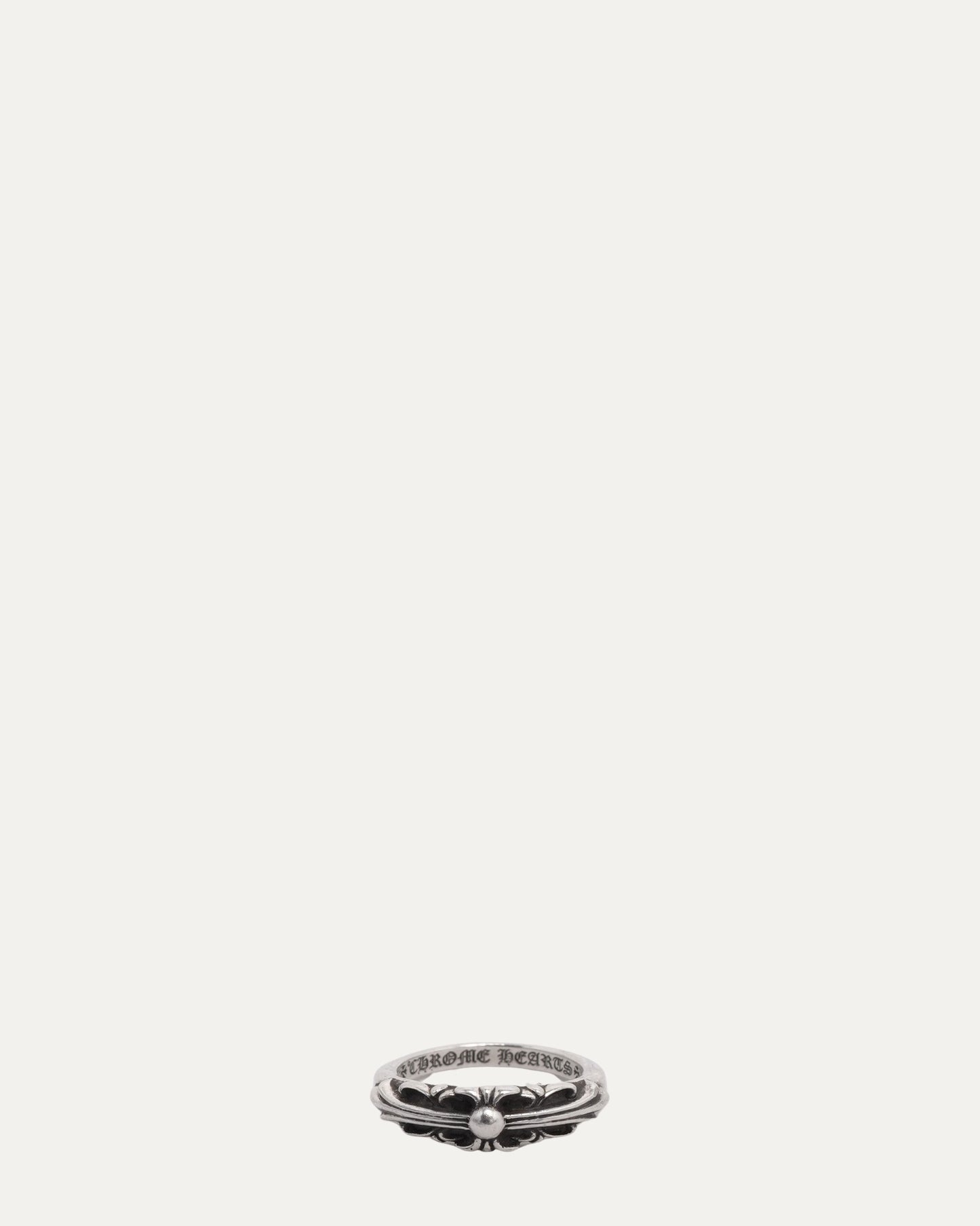 Mini Floral Cross Ring