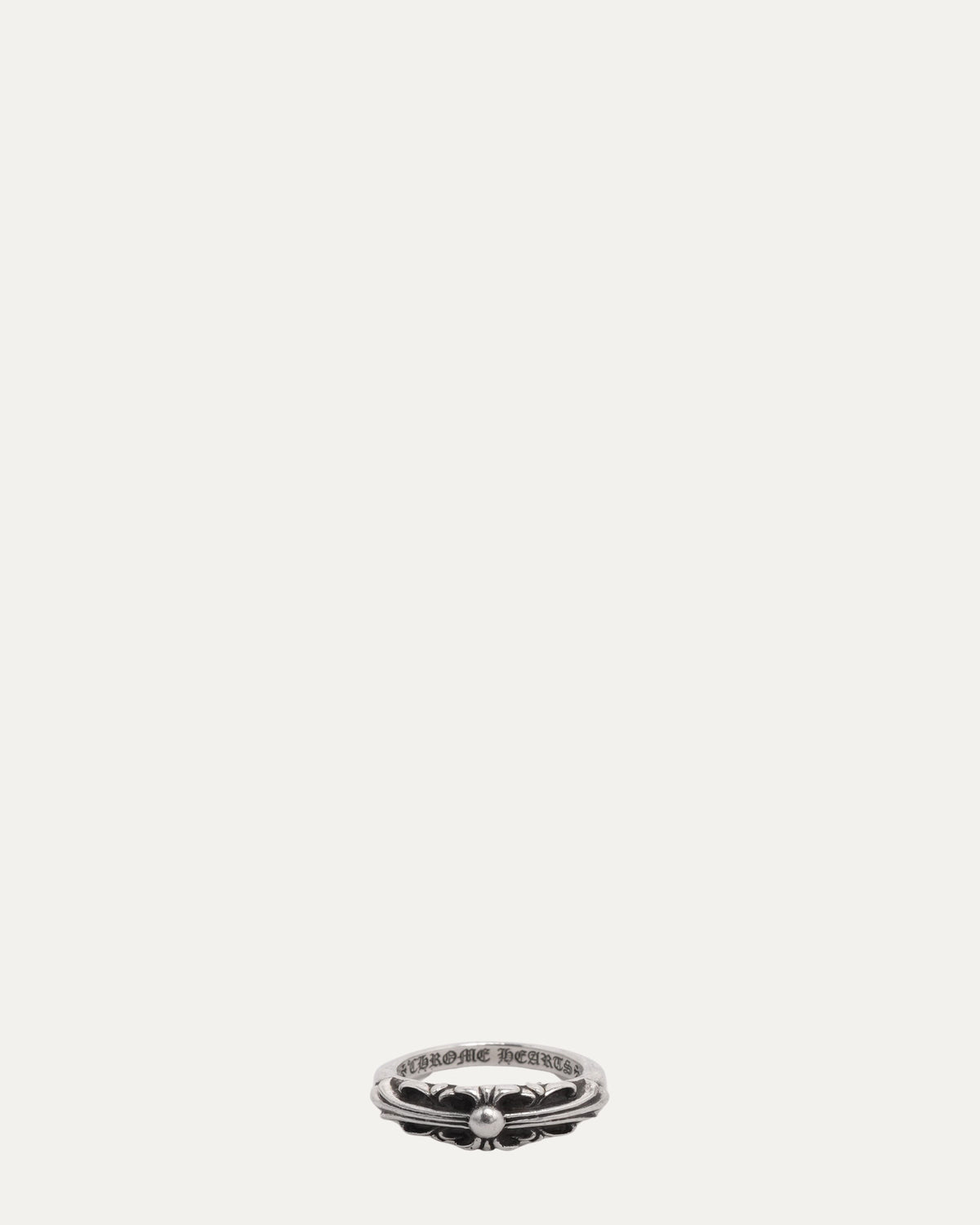 Mini Floral Cross Ring