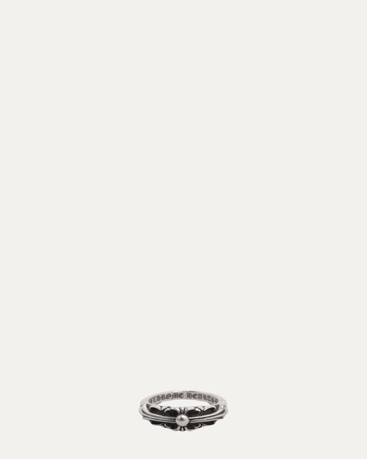 Mini Floral Cross Ring
