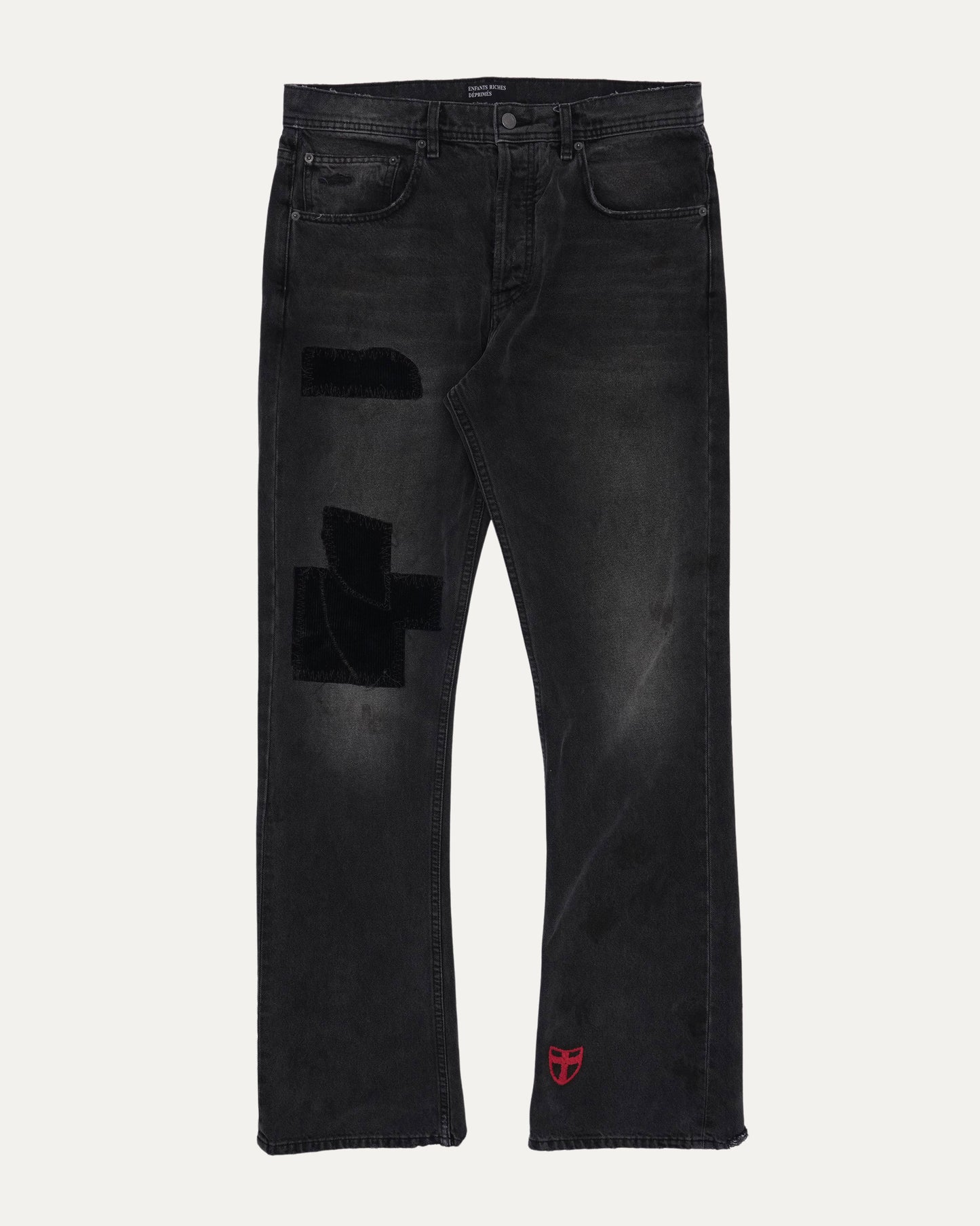 Patchwork Flare Jeans