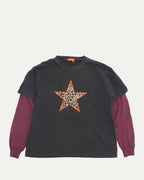 Star Double Layered Long Sleeve T-Shirt