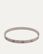 White Gold Love Bracelet