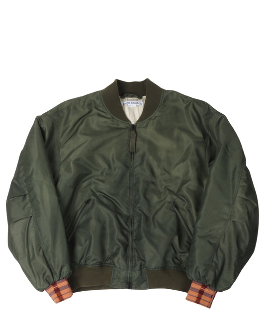 Satin Bomber Jacket