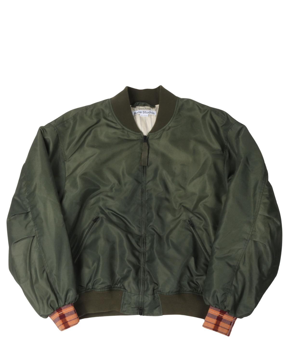 Satin Bomber Jacket