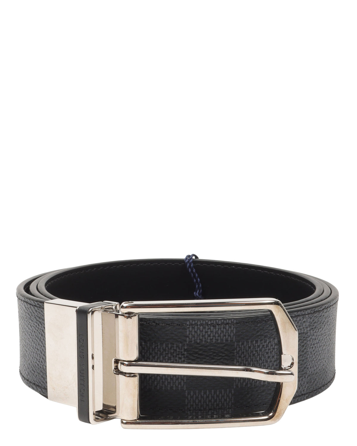 Graphite Damier Belt
