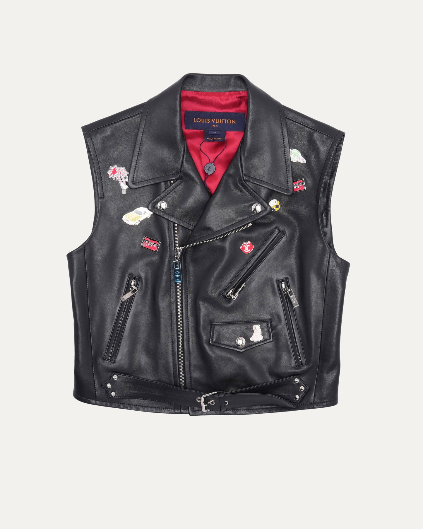 Leather Double Rider Vest