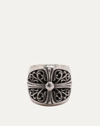 Oval Cross Ring