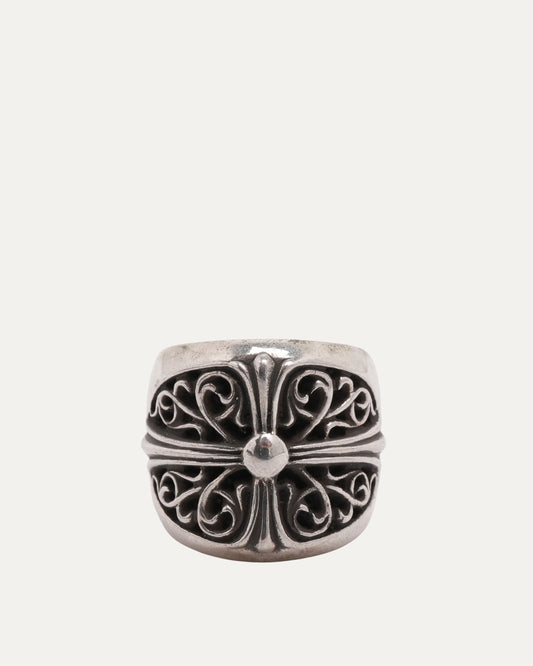 Oval Cross Ring