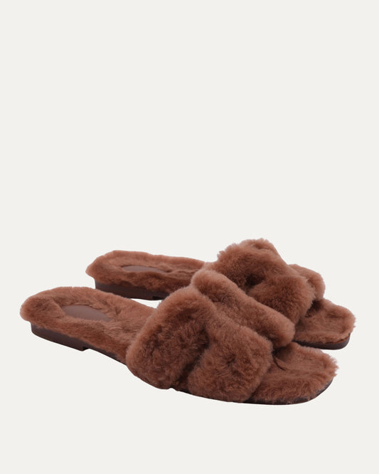 Shearling Sandals