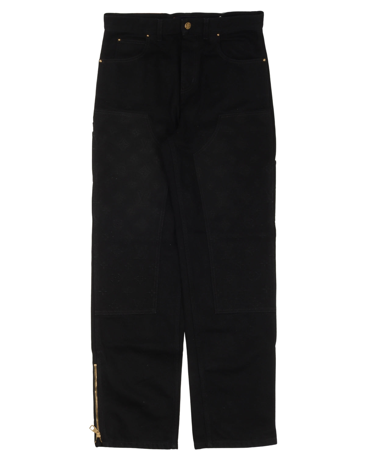 Tonal Monogram Carpenter Pants