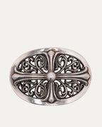 Oval Cross Belt Buckle