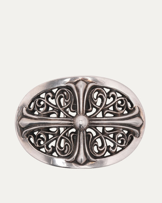 Oval Cross Belt Buckle