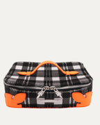 Plaid Pony Hair Jewelry Case