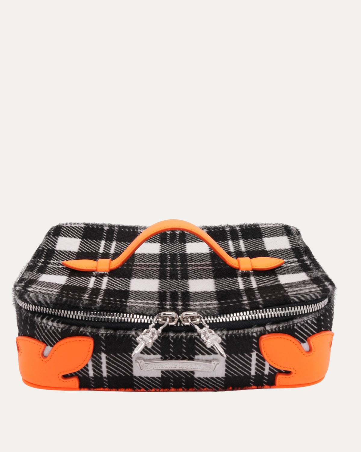 Plaid Pony Hair Jewelry Case