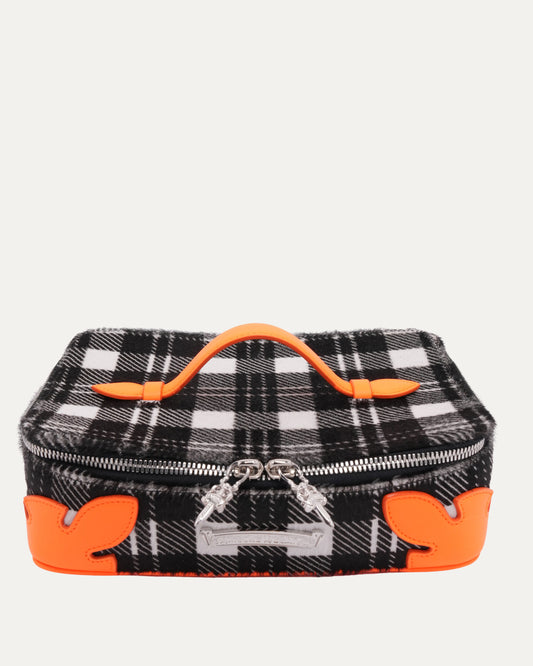 Plaid Pony Hair Jewelry Case