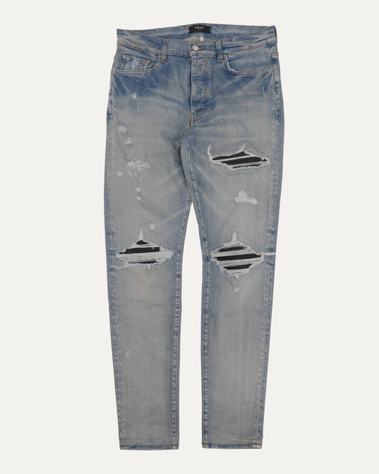 Repaired Distressed MX1 Jeans