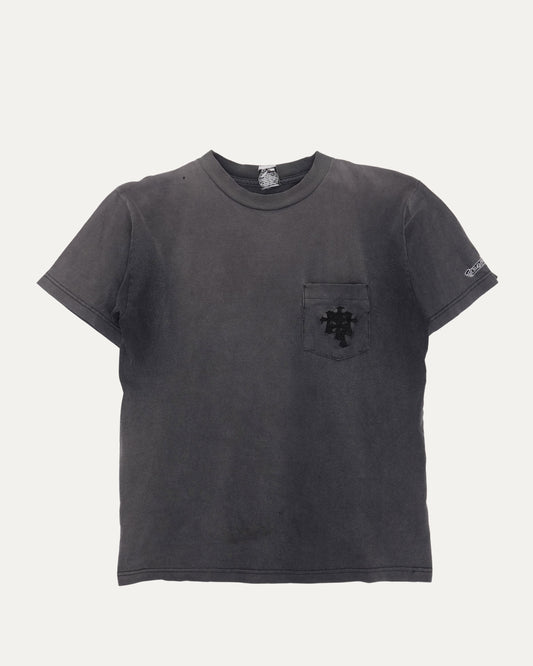 Vintage Embroidered Cross Pocket T-Shirt