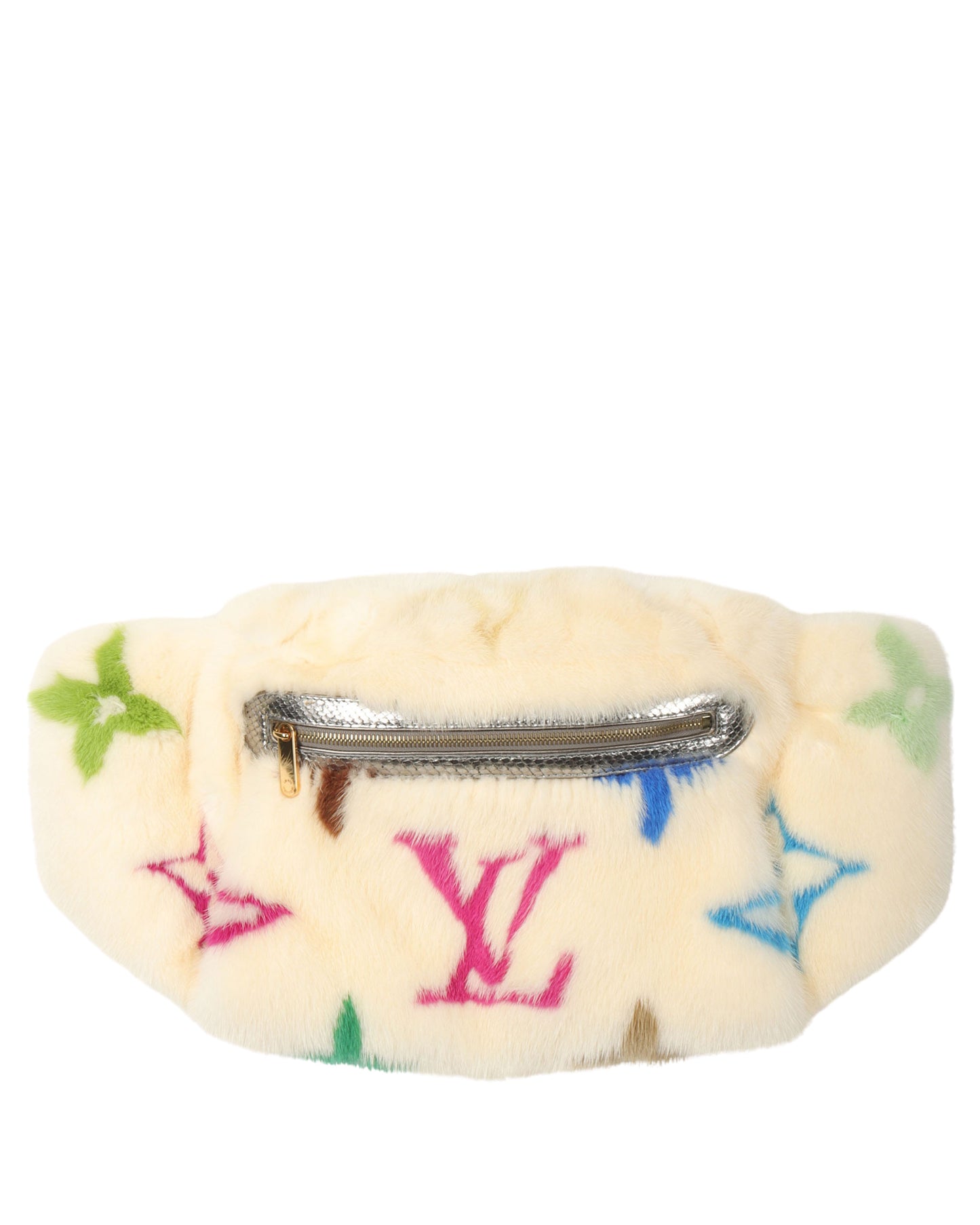 Multicolor Monogram Mink and Silver Python Les Extraordinaires Bum Bag (2006)