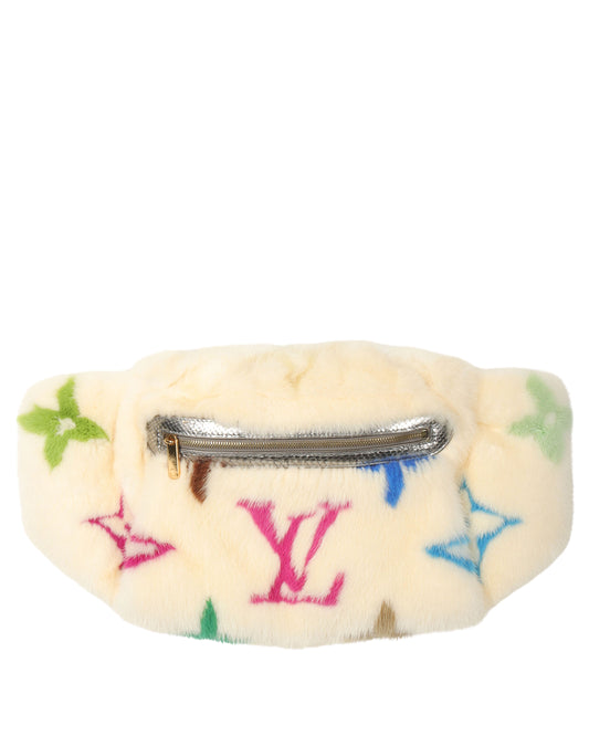 Multicolor Monogram Mink and Silver Python Les Extraordinaires Bum Bag (2006)