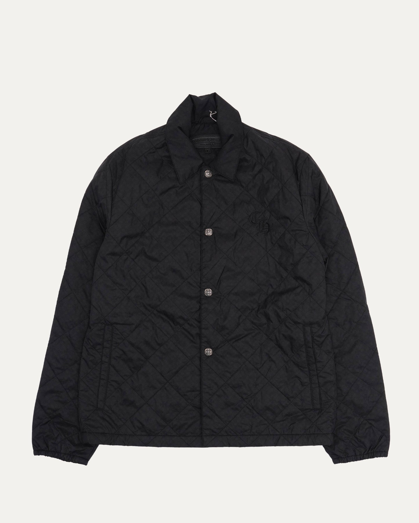 CH Embroidered Padded Shirt Jacket