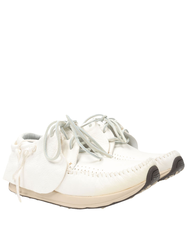 Fringed Leather Moccasin Sneaker