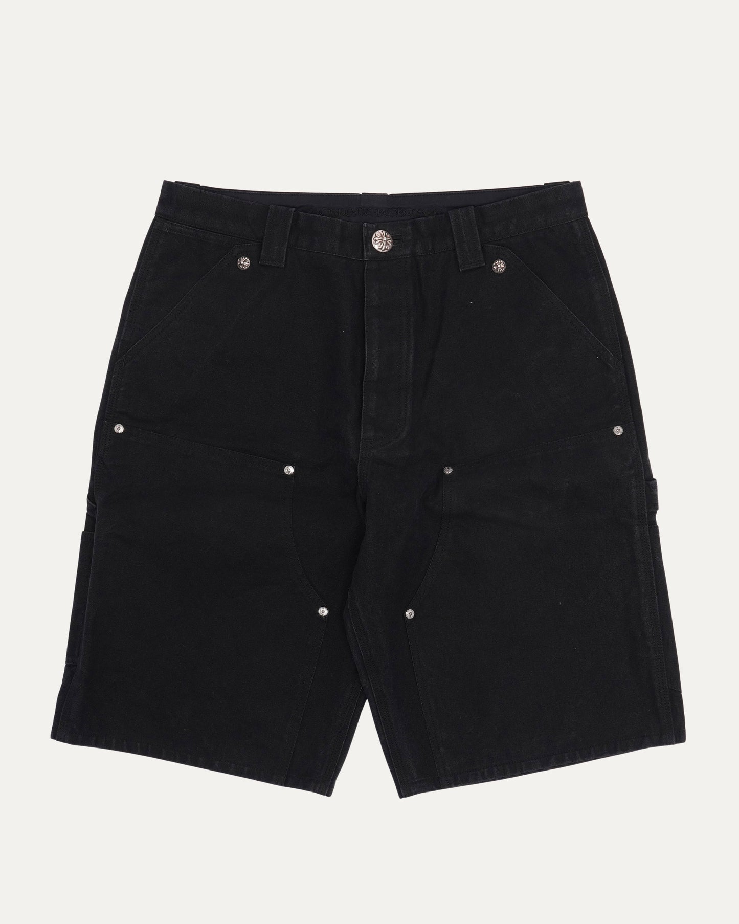Cross Patch Double Knee Shorts