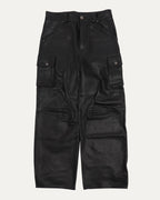 Leather Cargo Pants