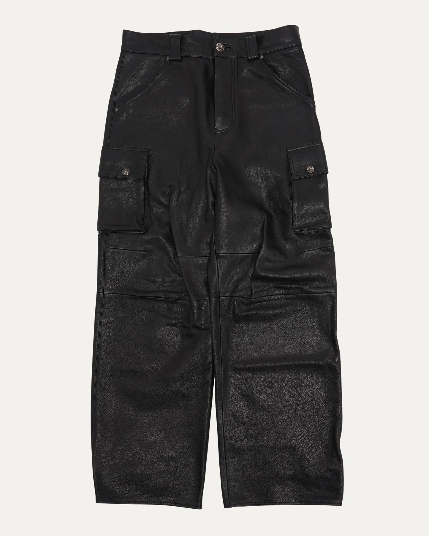 Leather Cargo Pants