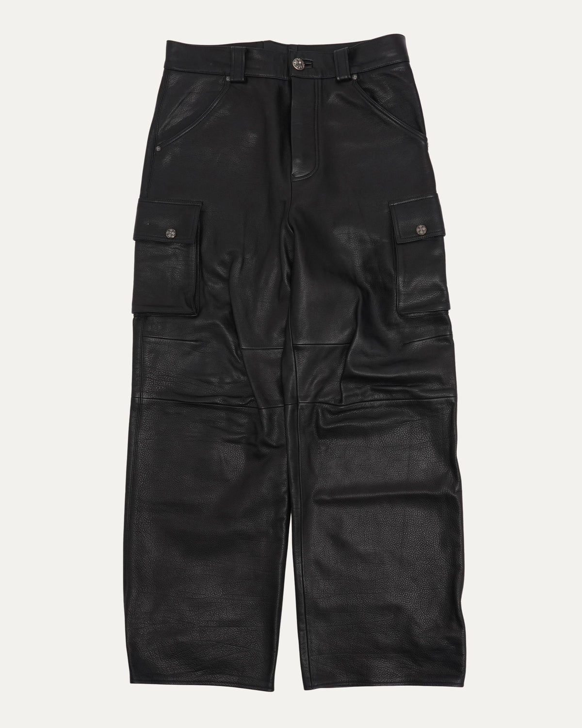 Leather Cargo Pants