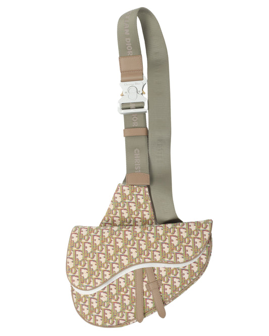 Oblique Jacquard Monogram Saddlebag