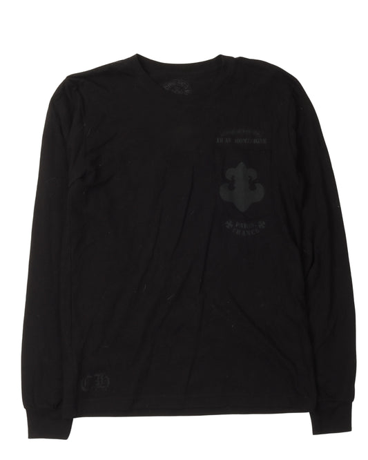 Paris Fleur de Lis Long Sleeve T Shirt