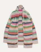 Striped Cashmere Cardigan