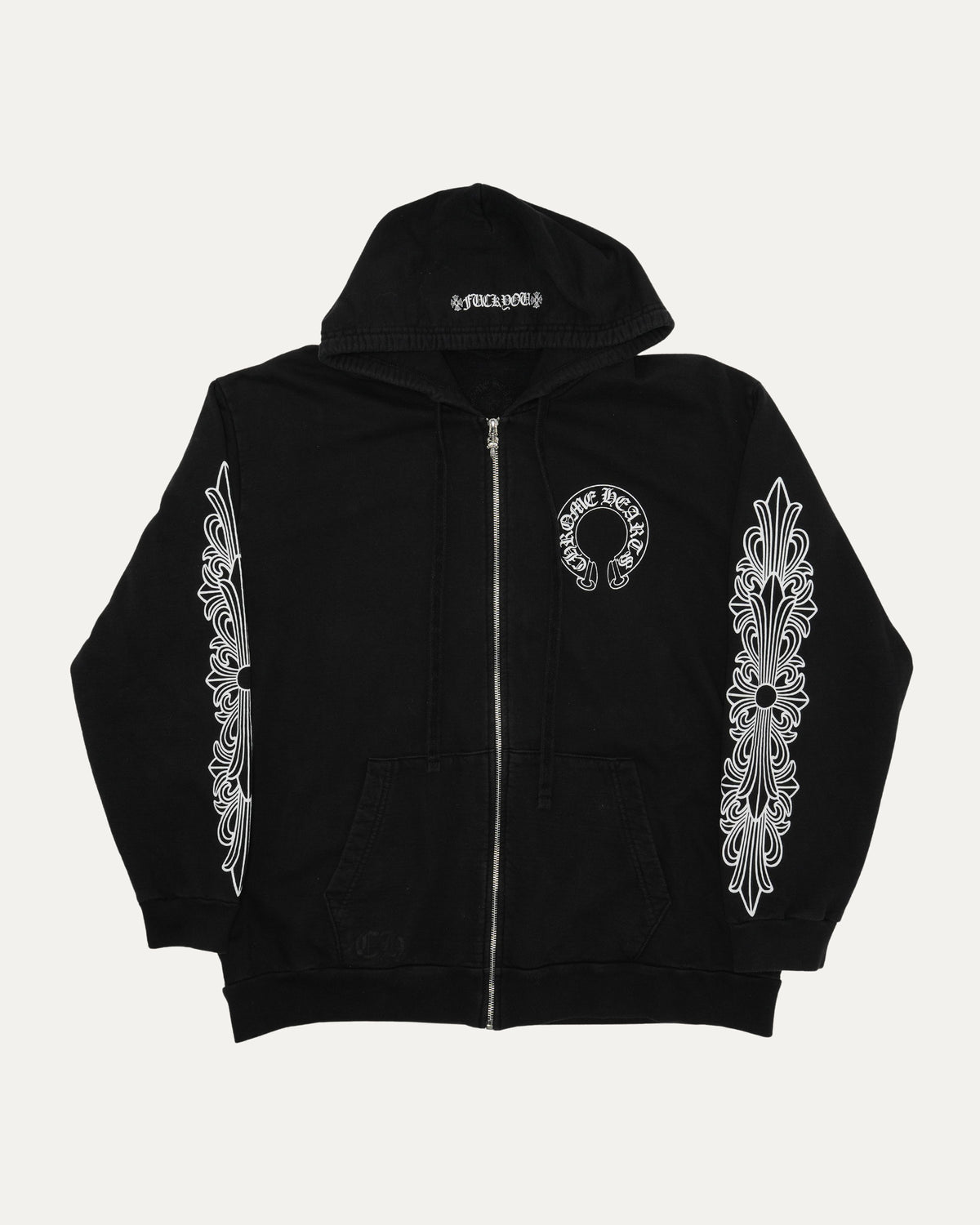 Horseshoe Logo Zip Up Hoodie
