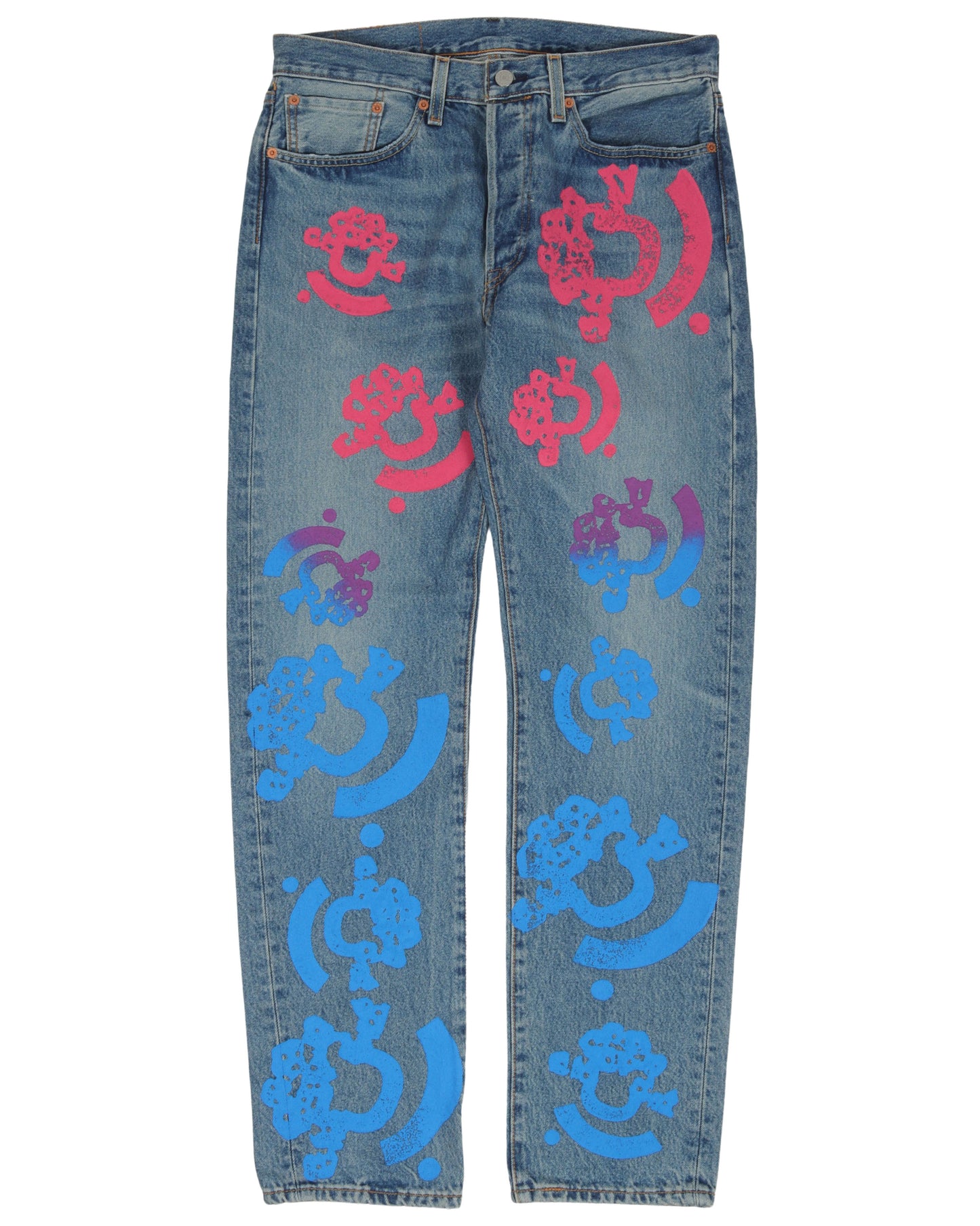 Bstroy Tears 501 Light Wash Jean
