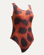 SS 1994 "Cafe Society" Printed Bodysuit