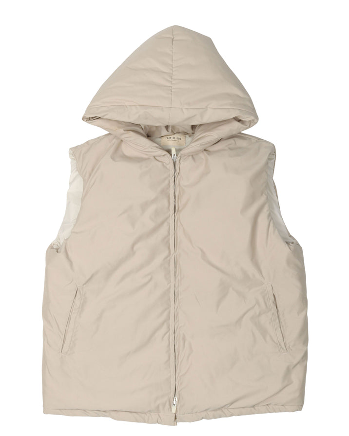 Fifth Collection Sleeveless Hooded Puffer