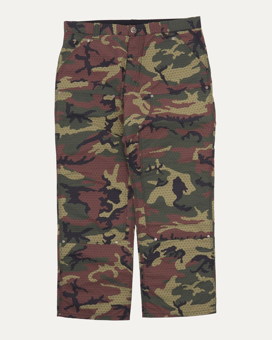 Camouflage Nylon Double Knee Pants