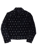 Velour Zip Up Jacket