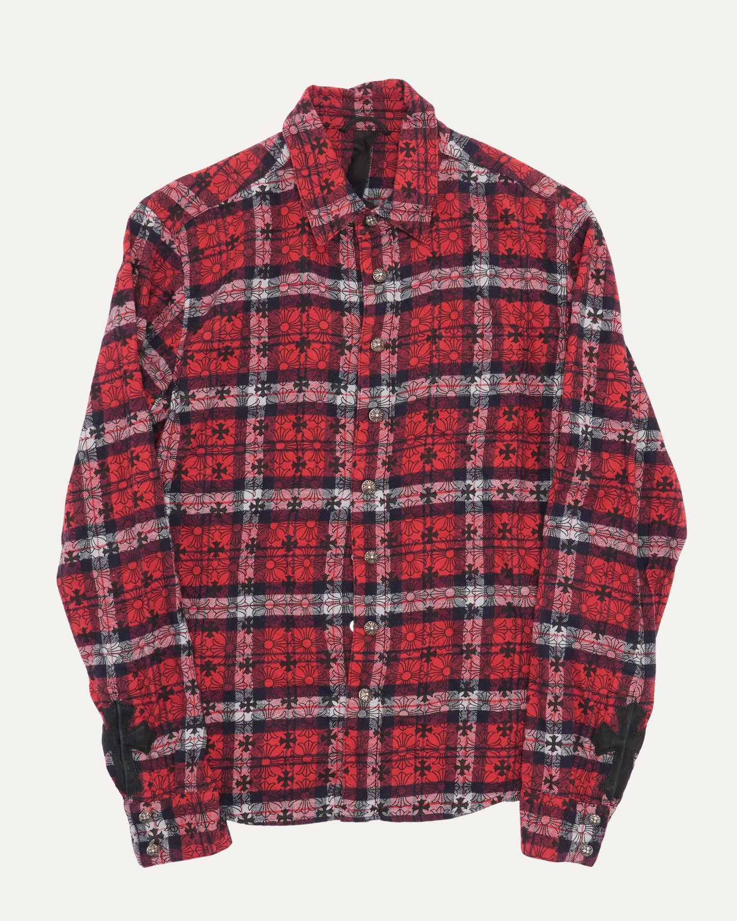 Cross Patch Loose Ends Flannel Shirt