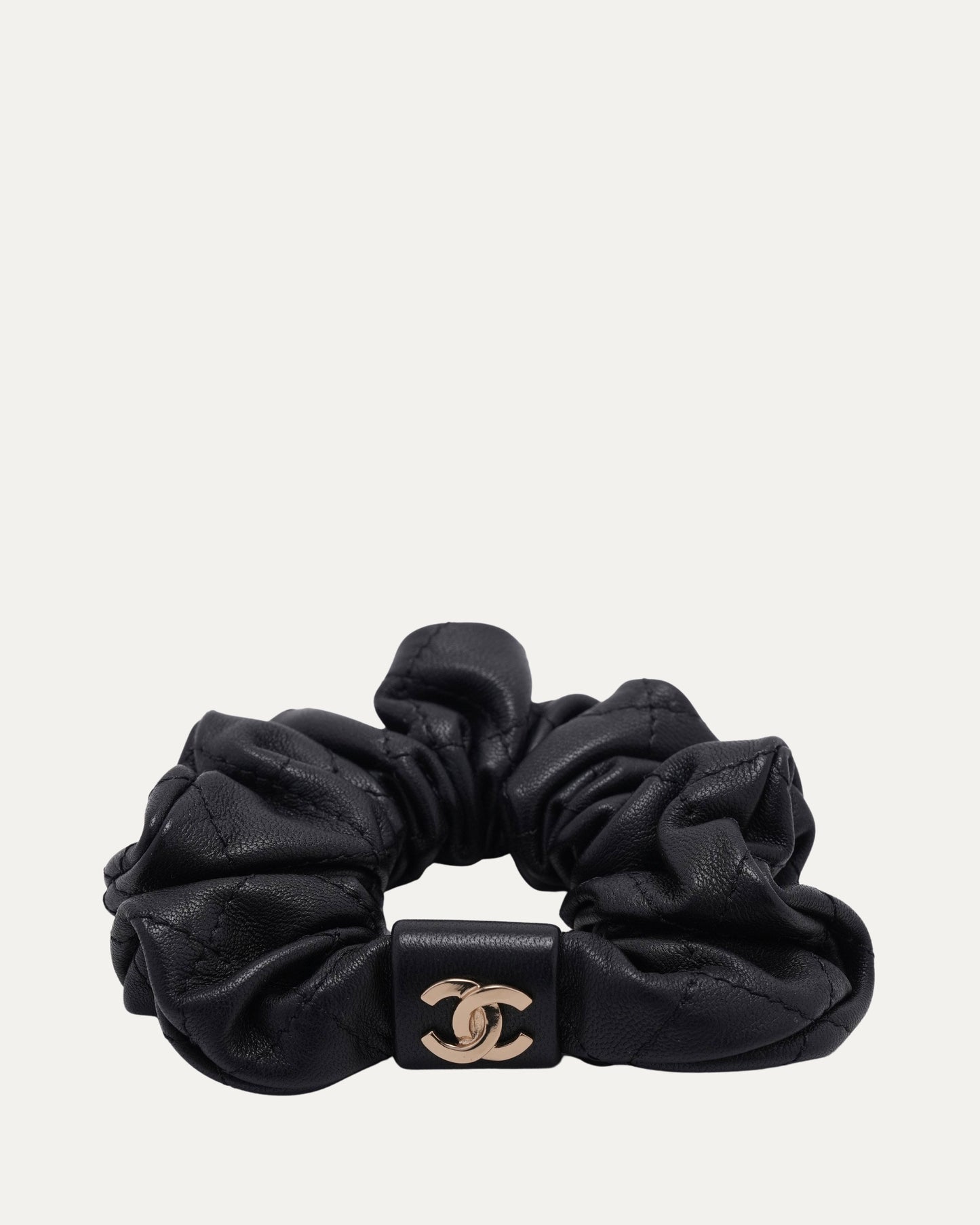 Leather Scrunchie