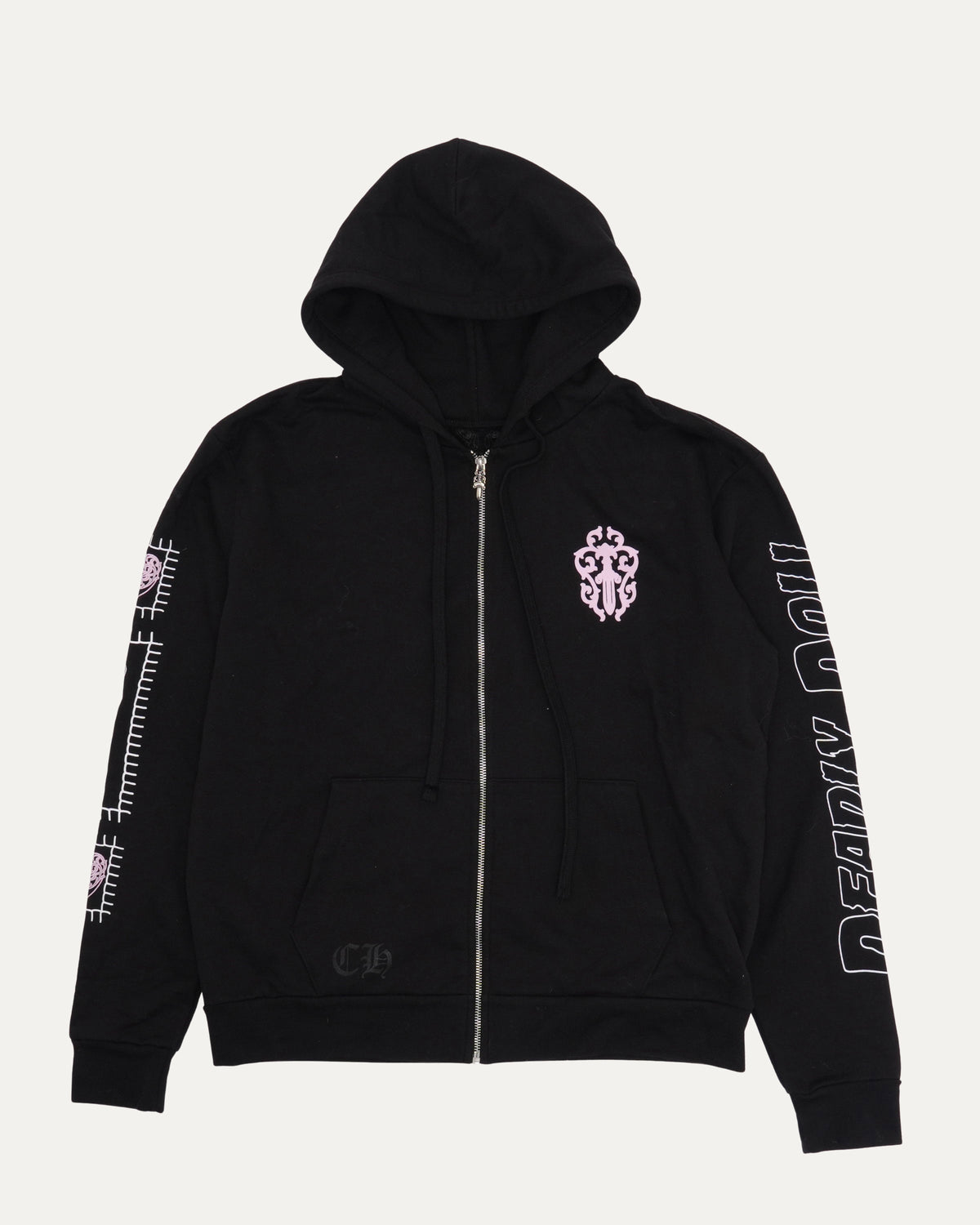 Deadly Doll Vine Dagger Zip Up Hoodie